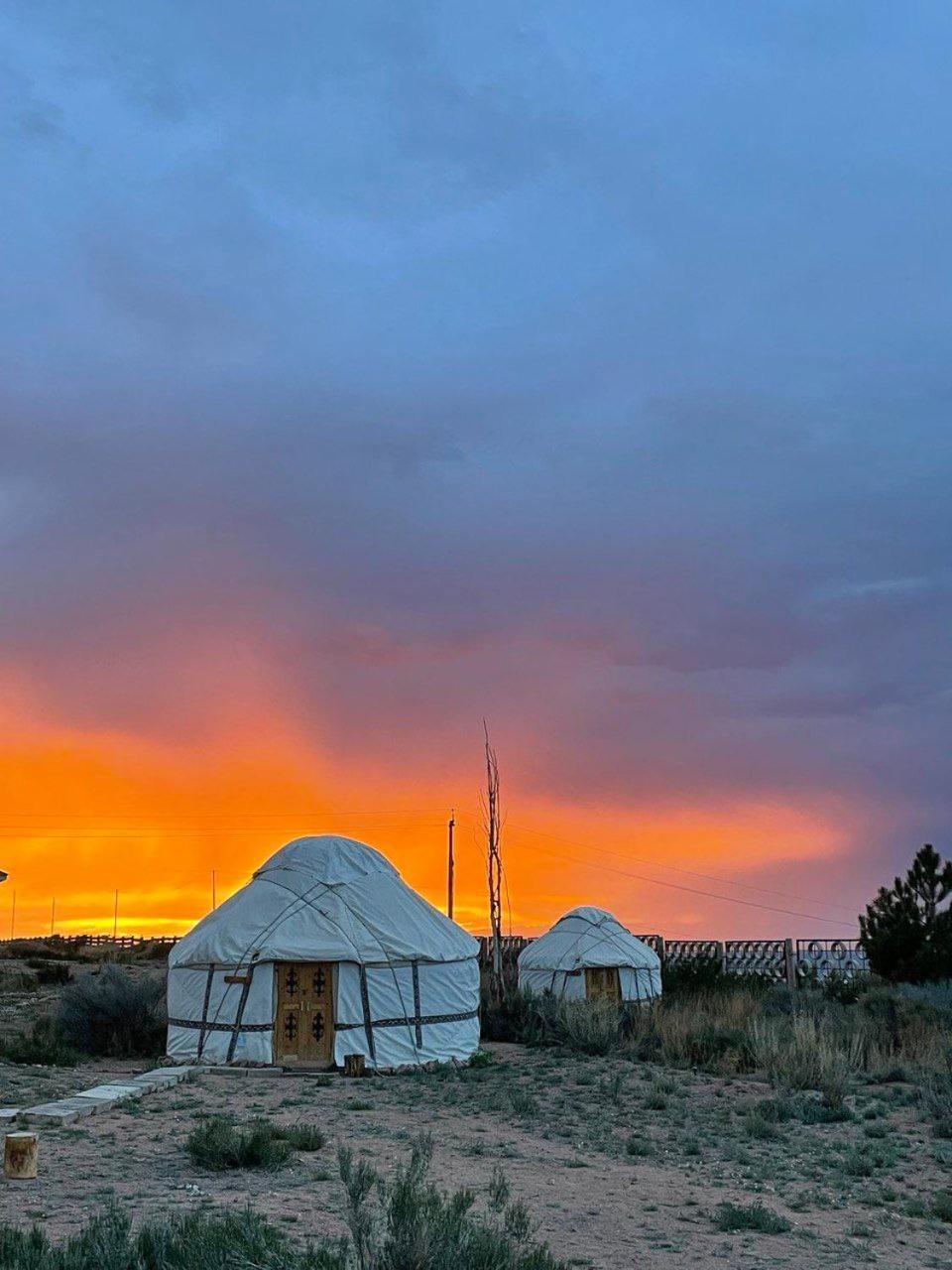 Agat Yurt Camp Bed & Breakfast Kaji-Say Exterior photo